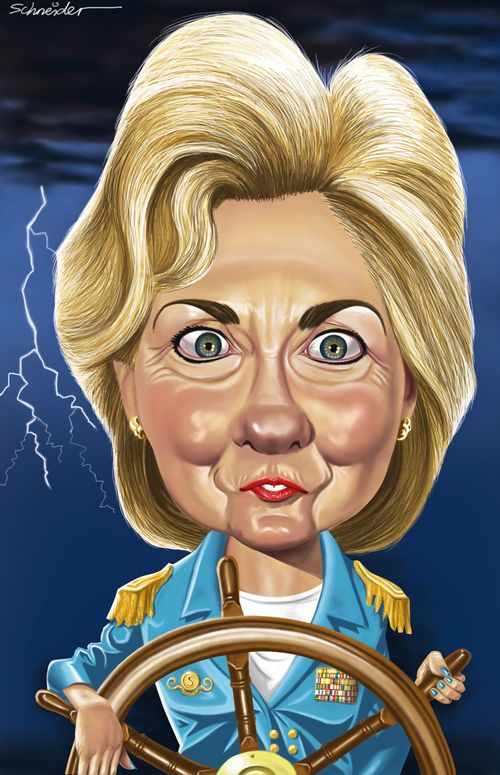 Hillary Clinton Captain of the Ship