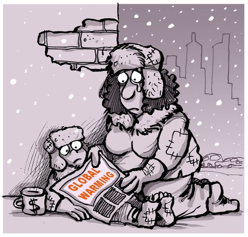 Beggars Find Global Warming Hard To Believe In.