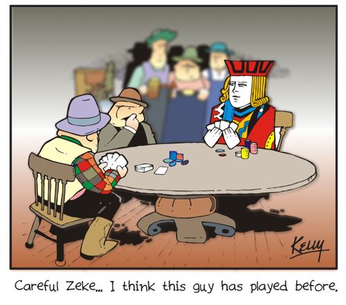 Careful Zeke... I think this guy has played before.