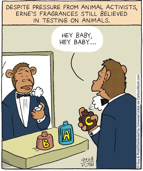 Despite pressure from animal activists, Erne's fragrances still believed in testing on animals.