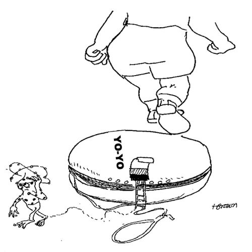A Yo-yo is in reality a flying saucer.