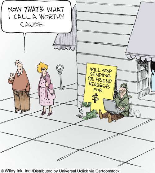 'Now that's what I call a worthy cause.'
