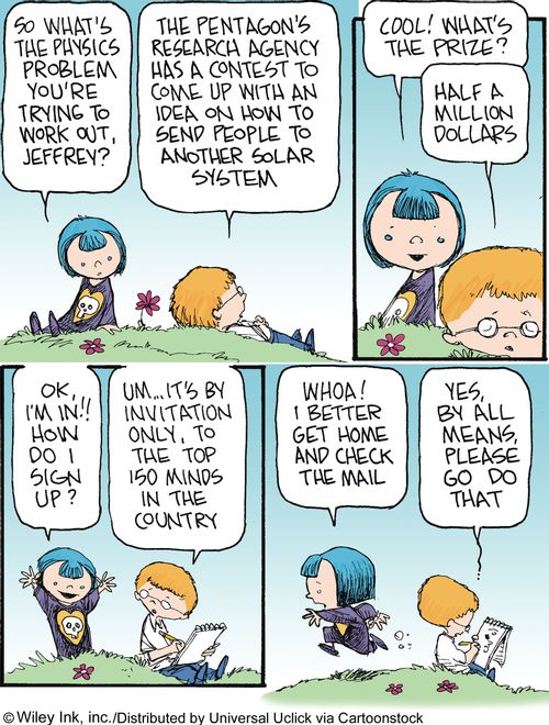 Pentagon Science Contest: 'Whoa! I better get home and check the mail!'