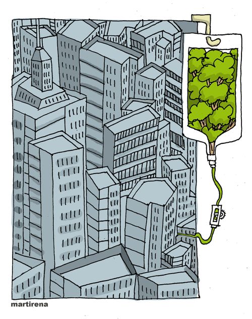 City on Green IV drip. 