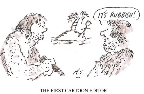 The First Cartoon Editor