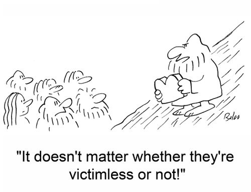 'It doesn't matter whether they're victimless or not!'