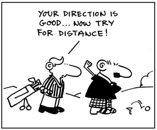 Teaching Golf.