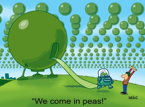We come in peas!