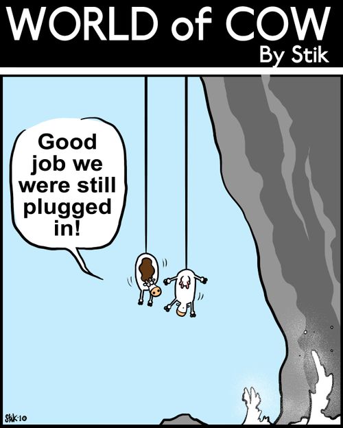 Good job we were still plugged in!