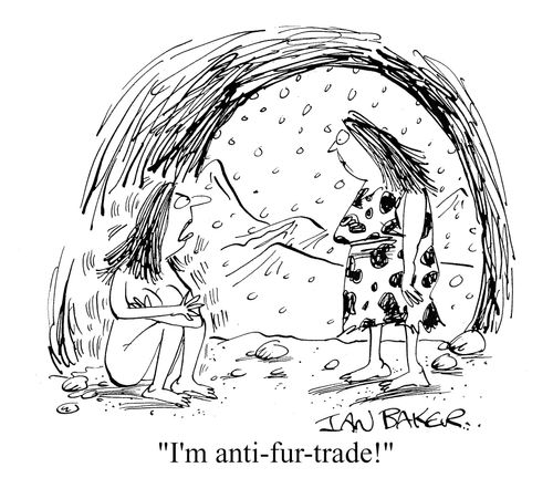 'I'm anit-fur trade.'