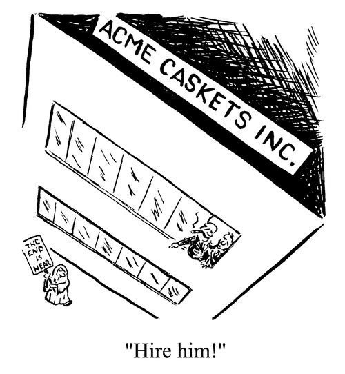 ACME Caskets INC.Hire him