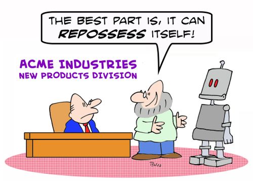 ACME INDUSTRIES NEW PRODUCTS DIVISION, 'The best part is, it can repossess itself!'