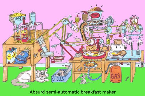 ABsurd semi-automatic breakfast maker