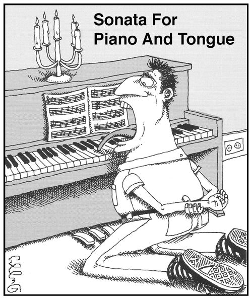 Sonata For Piano And Tongue.