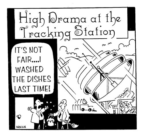 High Drama at the Tracking Station