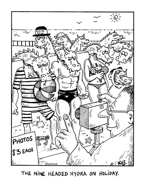 The Nine Headed Hydra On Holiday