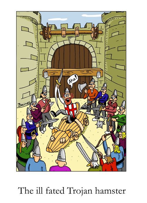 The ill fated Trojan hamster.