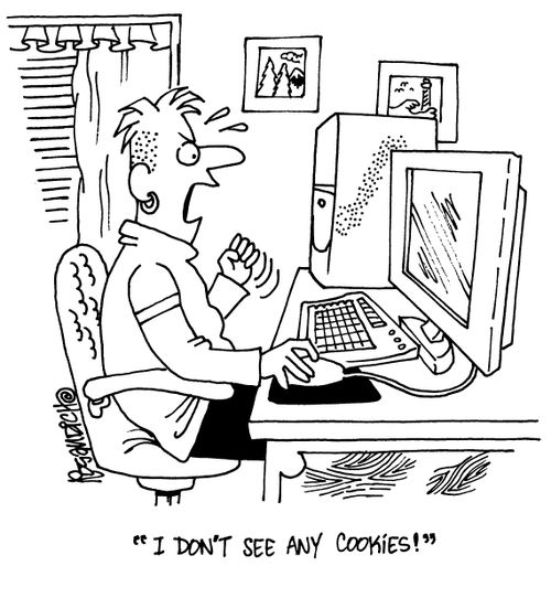 'I don't see any cookies!'
