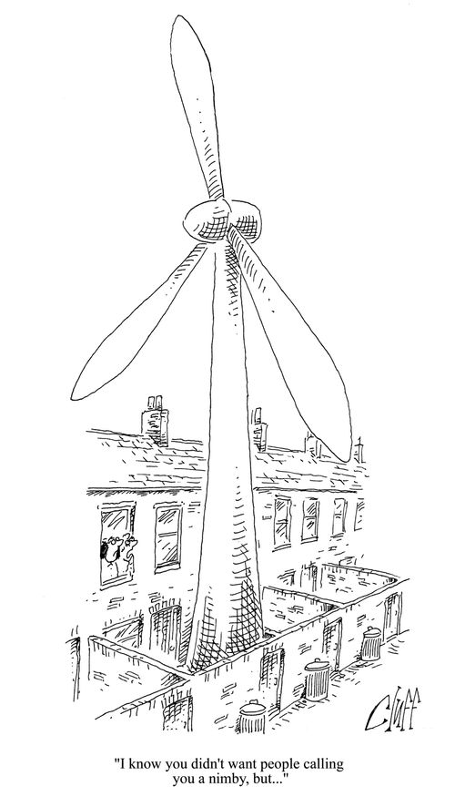 'I know you didn't want people calling you a nimby, but...'