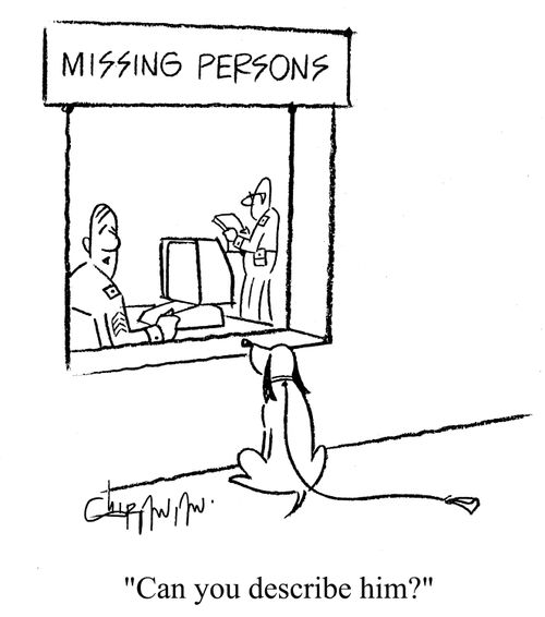 Missing Persons - 'Can you describe him.'