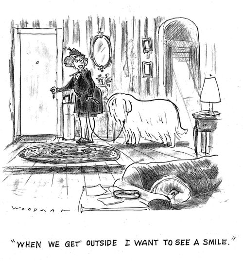 'When we get outside I want to see a smile'