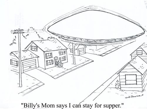 'Billy's Mom says I can stay for supper.'