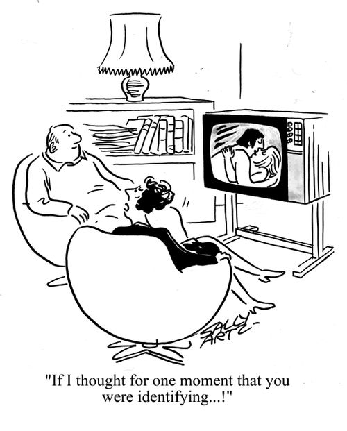 'If I thought for one moment that you were identifying...!'