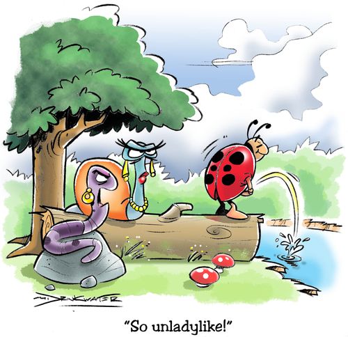 'So unladylike!'
