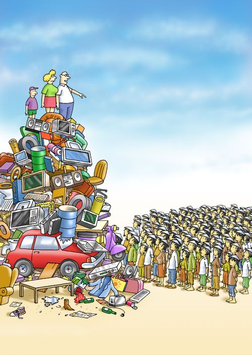 Waste vs Poverty.
