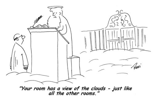 'Your room has a view of the clouds - just like all other rooms.'