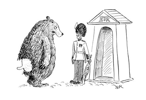 Angry Bear meets Grenadier.