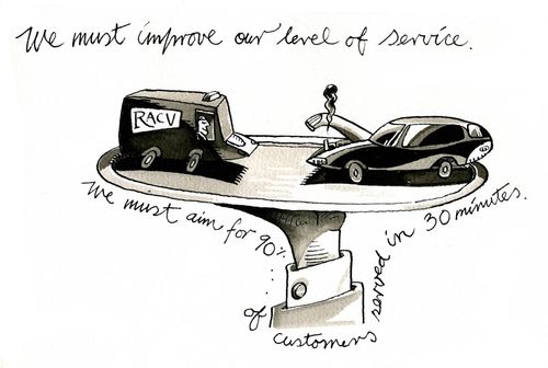 'We must improve our level of service.'