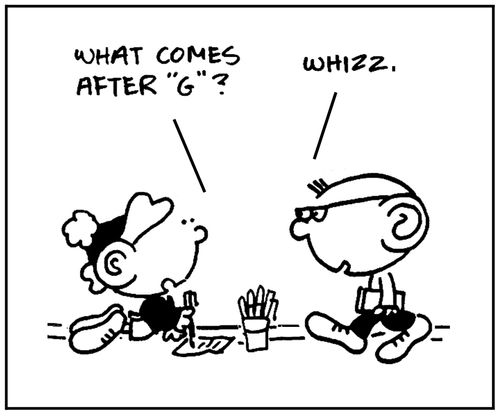 'What comes after G?'