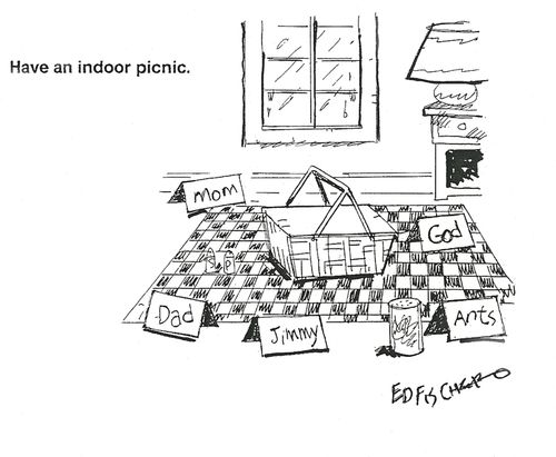 Indoor Picnic.