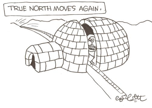 True North Moves Again.