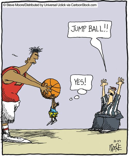 'Jump ball!!'