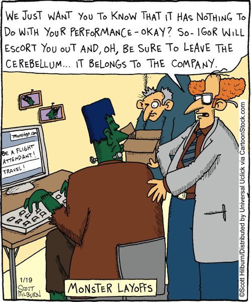 Monster Layoffs.