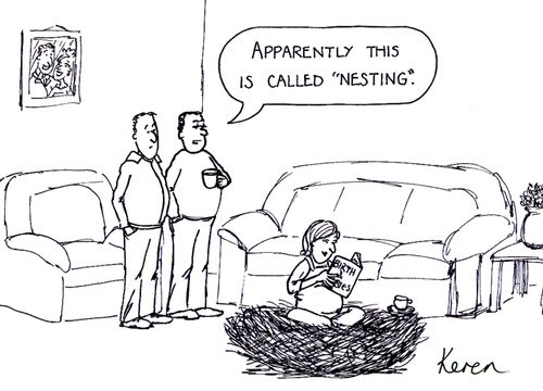 'Apparently this is called 'Nesting'.'