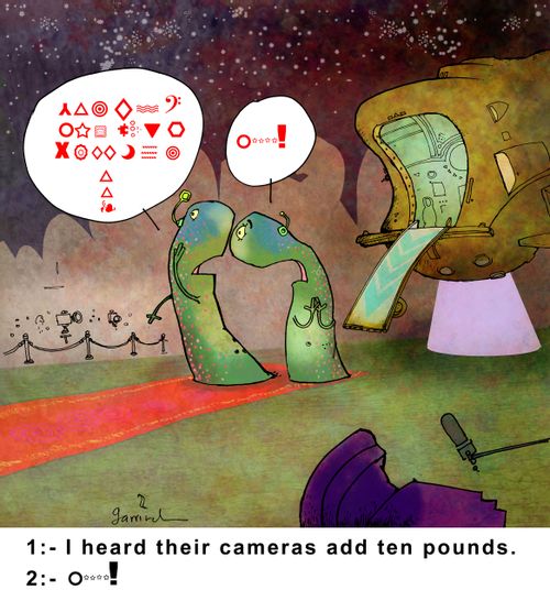 Media Attention for Aliens