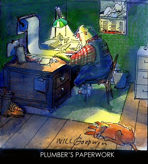 Plumbers Paperwork