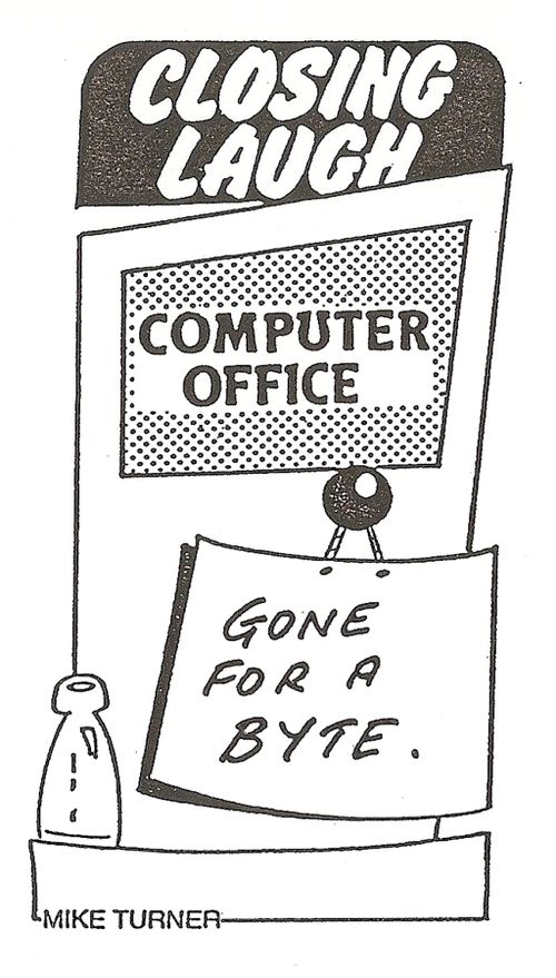 Closing Laugh, Computer Office