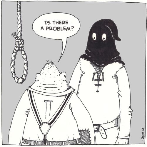 The Hangman's Bane: 'Is there a problem?'