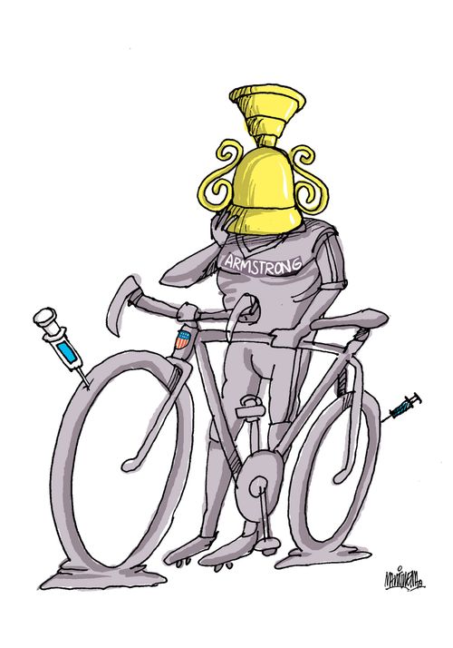 Armstrong loses his awards. 