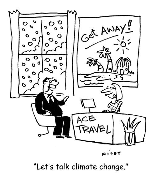 'Let's talk climate change.'