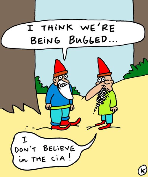 'I don't believe in the CIA!'