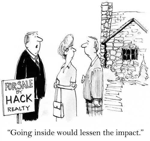 'Going inside would lessen the impact.'