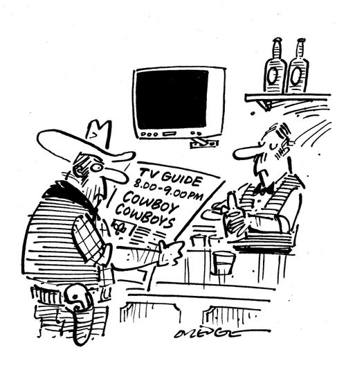 TV Guide: Cowboy Cowboys.