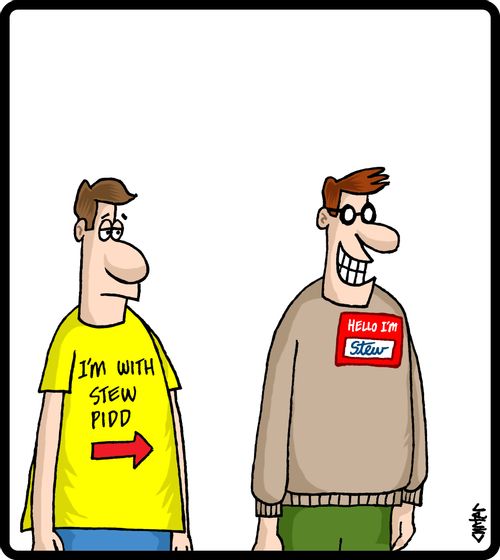 I'm with Stew Pidd shirt.