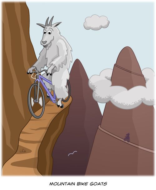 Mountain Bike Goats