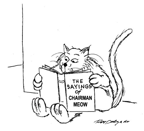 The saying of Chairman Meow.